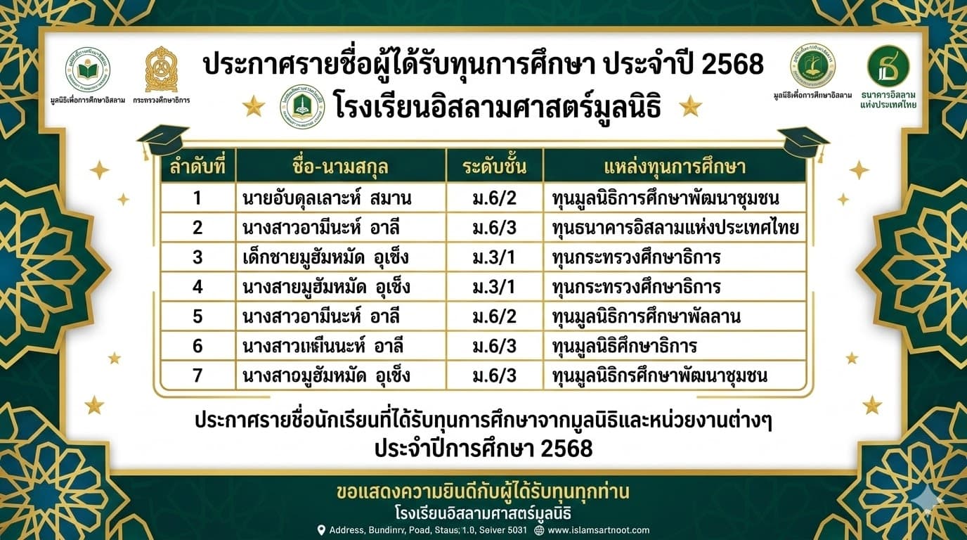 ทุนการศึกษา